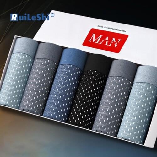 Мужские бамбуковые трусы RUILESHI China At AliExpress