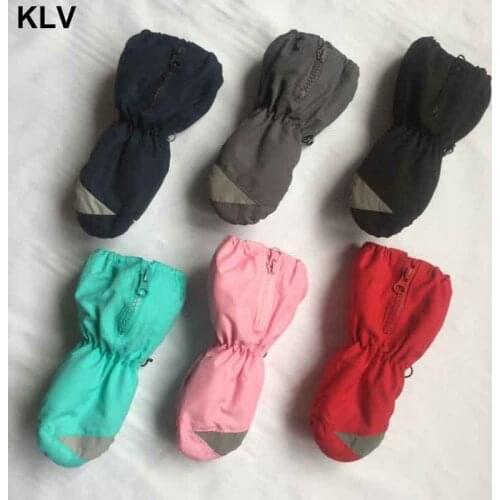 Warm Windproof Children Ski Gloves Kids Boys Girls Anti-slip Winter Snow Snowboard Outdoor Riding Long-sleeved Mitten