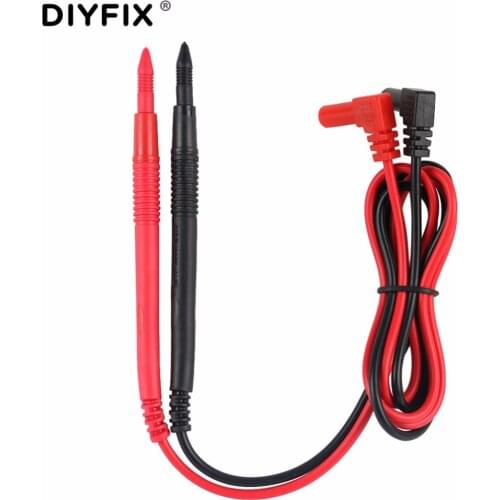 DIYFIX 1 Pair Universal Multimeter Probe Test Leads Pin for Digital Multi Meter Tester Probe Needle Tip 1000V 10A