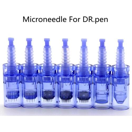 10/50/100 Pcs Electric Derma Pen A6 Needle 9/ 12/36/42/ Nano Cartridges Bayonet For Ultima A6 /M7 Tattoo Micro Needles Dr pen A6