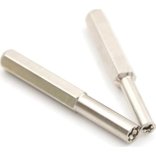 3.8mm 4.5mm Security Bit Tamper Proof Spanner Screwdriver Star Hex Holder Rod for N64 SFC GB NES NGC Game card