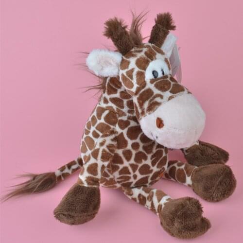 35cm Brown Color Giraffe Plush Toy, Baby Gift, Kids Toy Wholesale with Free Shipping