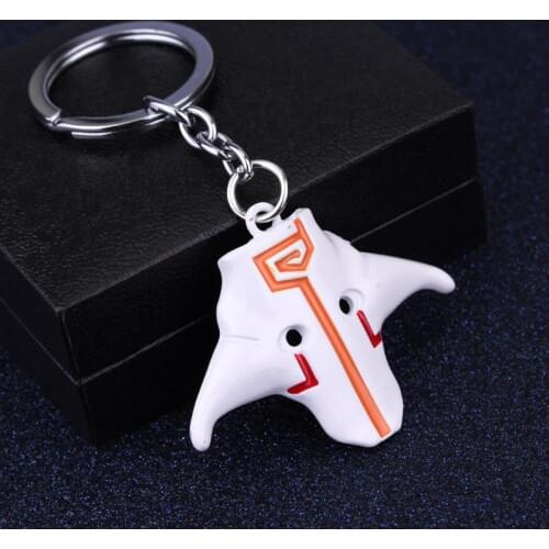 HANCHANG Accessories Game Jewelry DOTA 2 Jugg Mask Keychain Pendant Key Rings Alloy Key Chains Bags Key Holder