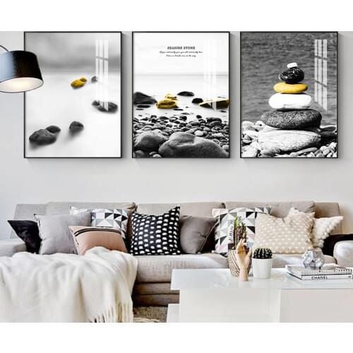 EECAMAIL Modern Simple Living Room Diamond Painting Nordic Restaurant Stick Drill Cross Sstitch Black And White Hanging Painting