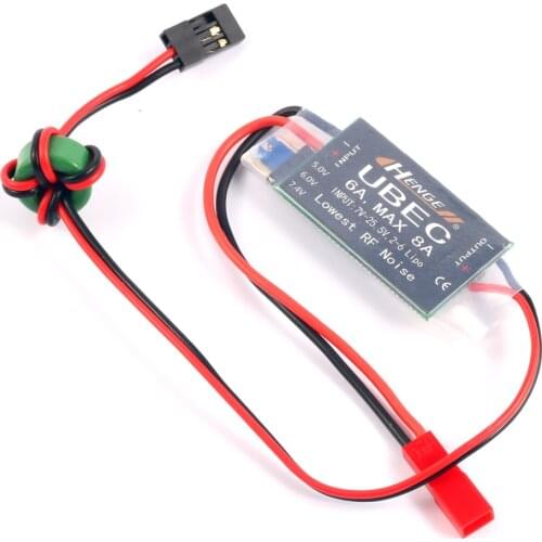 JMT output 5v / 6v 6A / 8A,2-6S LIPO 6-16 cell Ni-Mh Input Switch Mode UBEC BEC LV For 450 500 RC Heli + FS