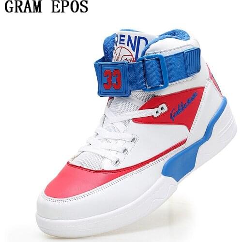 GRAM EPOS Size 38-46 Shoes Men Sneakers Men Boots Super Star Hip Hop Shoes Men High Top Shoes Men Casual Shoes