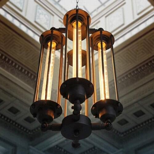 Chandelier Ceiling Lamp Industrial Steampunk Chandelier Pendant Light Hotel Restaurant Bar Creative Ceiling Lamp Decoration