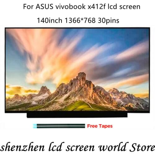 N140BGA-EA4 Rev.C2 B140XTN07.1 B140xtn07.2 LCD Screen 14.0" 30Pin HD 1366X768 Without Screw holes Matte For ASUS vivobook x412f