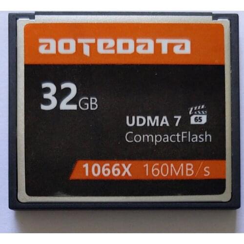 NEW High Speed AOTEDATA 1000X sale Industrial Compact Flash CF 32GB Memory Card For Canon SLR camera For Nikon