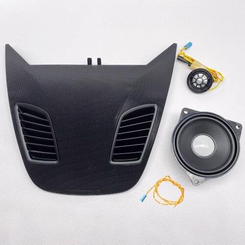 Car Audio Upgrade For BMW G30 530i 5 Series Dashboard Tweeter Midrange Center Speaker Cover Case Hi-Fi Music Stereo Loudspeaker