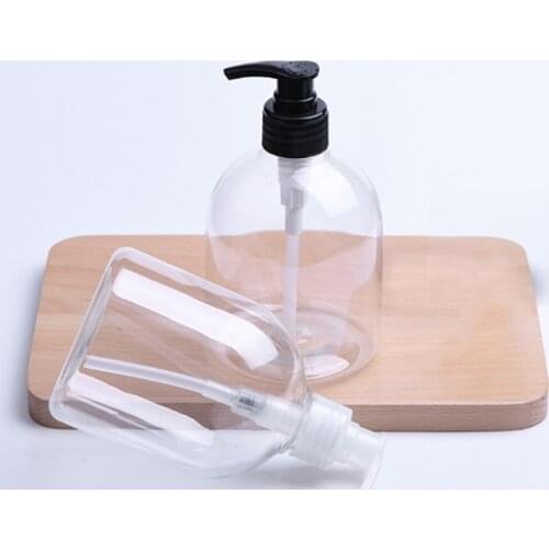 500mL Plastic Empty Spray Bottle Travel Shampoo Lotion Container Pump High Quality Pet Plastic Safe And Non-Toxic And Leak Proof