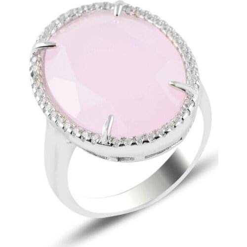 Silver 925 Sterling Zircon Stone Ring