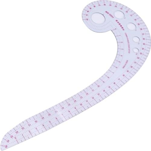Quilting Sewing Patchwork Cloth Drawing Comma Curve Ruler Cutting Tailor Scale