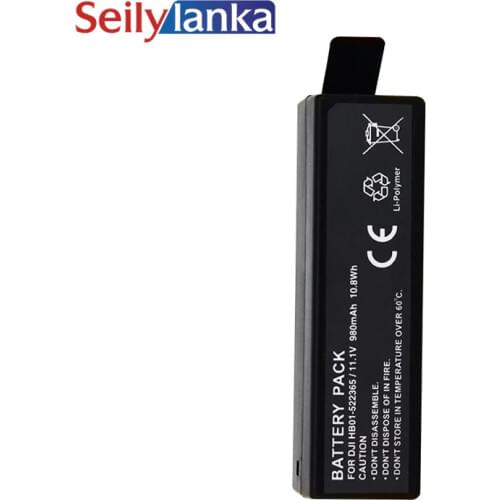 980mAh for DJI Replacement Battery for DJI OSMO PART7, for DJI Osmo Handheld 4K Camera.HB01-522365 11.1V