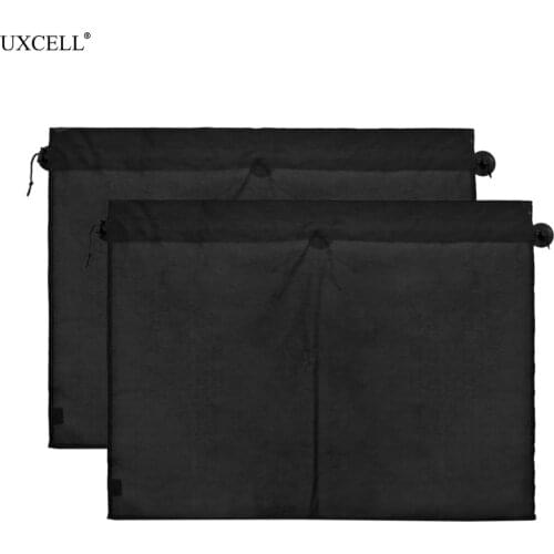Uxcell 2 Pcs 70 x 53cm Car Side Window Curtain Sunshades Sun UV Protection Windscreen Cover with Suction