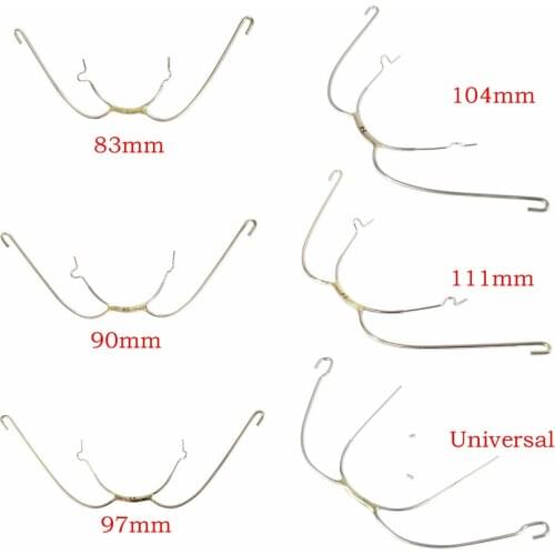 Dental Orthodontic Extraoral Face Bow with Cuspid Hook 6 Sizes Stainless Steel
