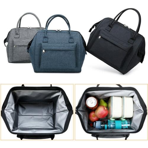 Insulated Oxford Lunch Bag Coolbag Work Picnic Adult Kids Food Storage Lunchbox Women Ladies Girls Portable Case Thermos Tote