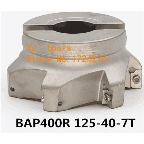New 1pcs BAP400R 125 40 7T right angle shoulder face mill cutter,Face Mill Shoulder Cutter For Milling Machine