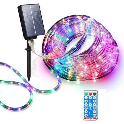 Outdoor Lights Garland Solar Gardening Decoration 30/50M Strip Garden/Patio/Terrace/Christmas Decoration LED Garlands has Remote