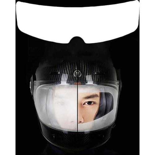 Universal Motorcycle Helmets Anti-fog Patch Visor Lens Helmet Lens Protective Film for Against UV Rain Motorcycle Accessories
