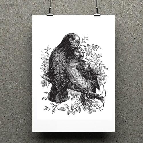 ZhuoAng Two Birds Clear Stamp for Scrapbooking Rubber Stamp Seal Paper Craft Clear Stamps Card Making