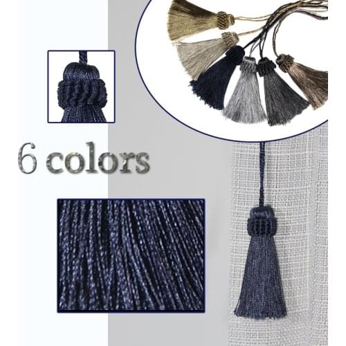 2Pcs Small Tassel Curtain Tassels Decoration Hanging Pendant DIY Key Tassel Jewelry Accessories Room Accessories