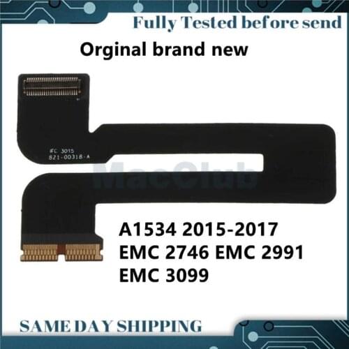 A1534 LCD LVDs Cable Display Screen Flex Cable 821-00171-03 821-00318-A 821-00510-A For MacBook Retina 12" A1534 2015-2017 cable