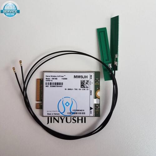JINYUSHI For EM7455 +2PCS antenna DW5811E PN MM9JH FDD/TDD LTE CAT6 for DELL E7270 E7470 E7370 E5570 E5470 in the stock