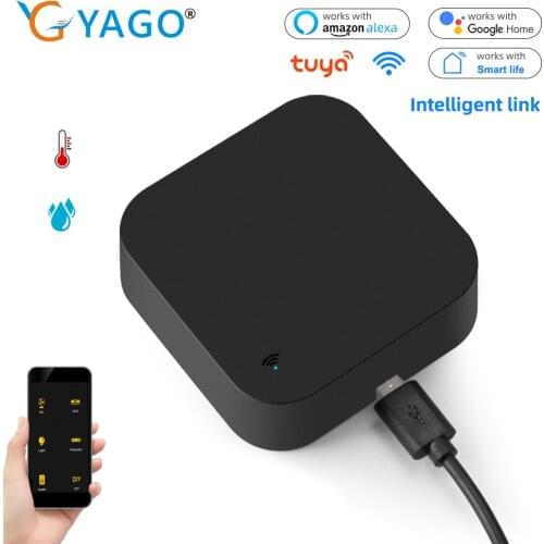 Yieryi S06Pro High Precision 2.4G WiFi IR Remote Control with Temperature&Humidity Sensor Infrared Controller APP/Voice Control