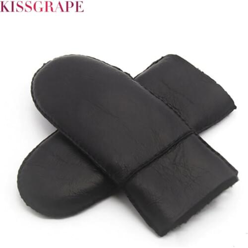KISSGRAPE Women's Fur Mittens