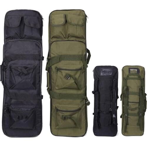 Nylon Tactical Gun Bag 118cm Army Airsoft Sniper Rifle Gun Carry Case Military Shooting Protection Backpack Hunting Accessories