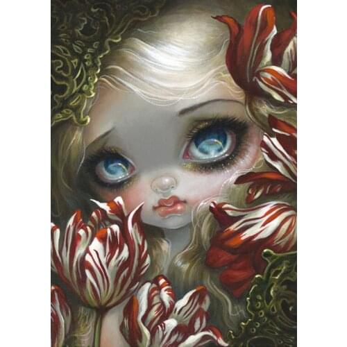 Full Square/Round 5D DIY Diamond Embroidery Cartoon Girl Princess Diamond Painting Cross Stitch Mosaic Decor Gift