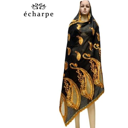 Sales Scarf ! 100% Cotton Scarf African Women Hijab Headscarf Dubai Scarf on Wholesale price EC1017