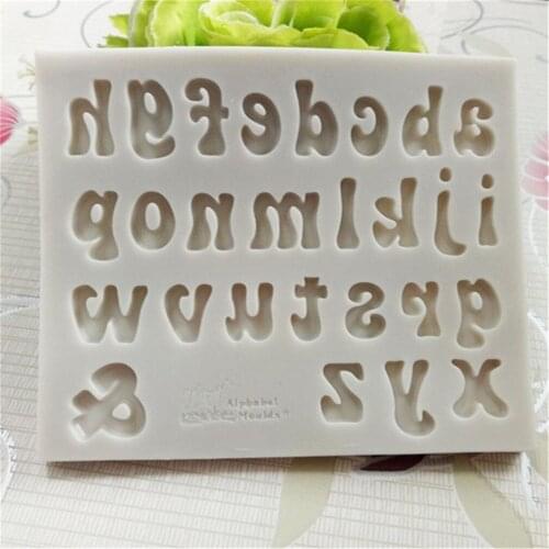 Letter Silicone Mold Diy Kitchen Bakeware High Quality Safe Mold Pastry Room Digital 3d Fondant Mold Cake Decoration Tool
