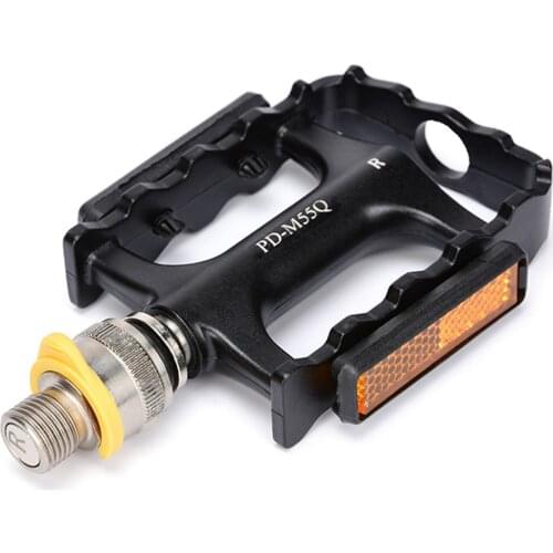 Bike Pedal Safety Buckle Non-slip Aluminum Alloy Bearing Pedal Quick Release Safety Buckle Non-slip Teeth Easy to Disassemble