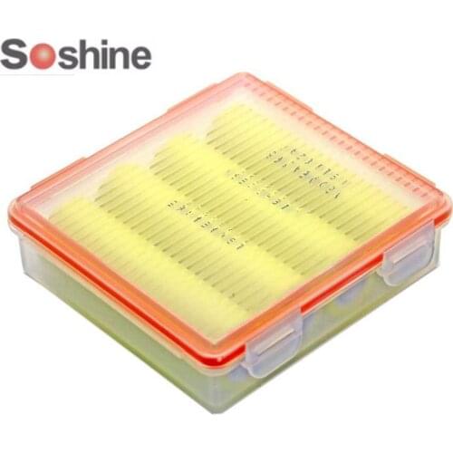 10 Pcs / Lot Soshine Waterproof 18650 Battery Case Battery Box 4X18650 Battery Waterproof Storage Box Case