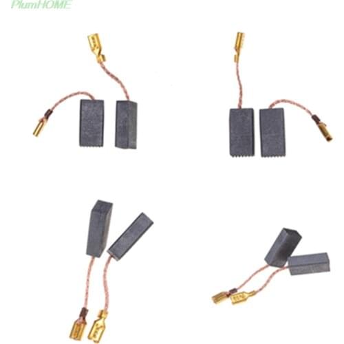 10 Pcs Mini Drill Electric Grinder Replacement Carbon Brushes Spare Parts For Electric Motors Rotary Tool 15*8*5mm