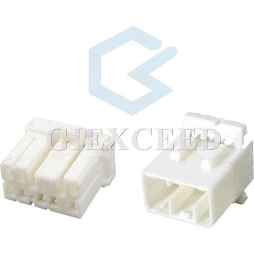 2 Sets 8 Pin Automotive Connector Female Male Electrical Wiring Auto Socket