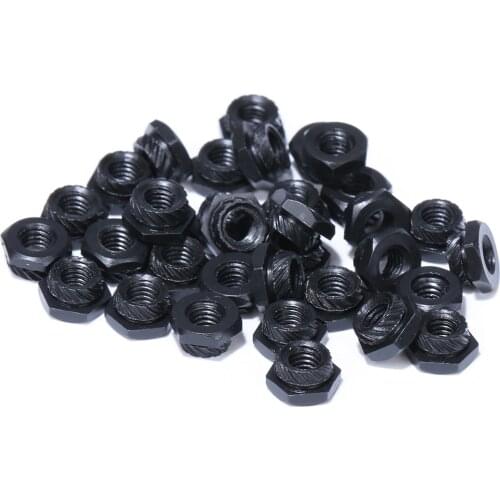 20PCS 40PCS Carbon Steel High Hardness M3 Hexagonal Rivet Nut for RC FPV Racing Freestyle Drones Frame Kits Replacement Parts