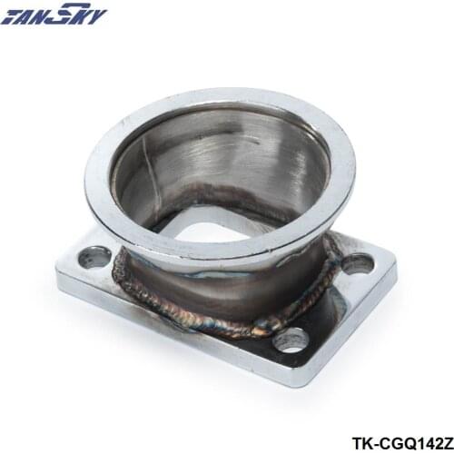 3" V-Band Flange to T3 4 Bolts Flange Adapter Fits For Garrett T3 T3/T4 T70 GT35 TK-CGQ142Z