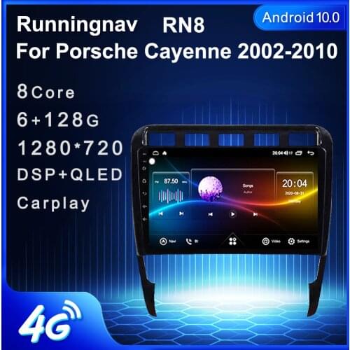 4G LTE Android 10.1 For Porsche Cayenne 2002-2010 Multimedia Stereo Car DVD Player Navigation GPS Radio