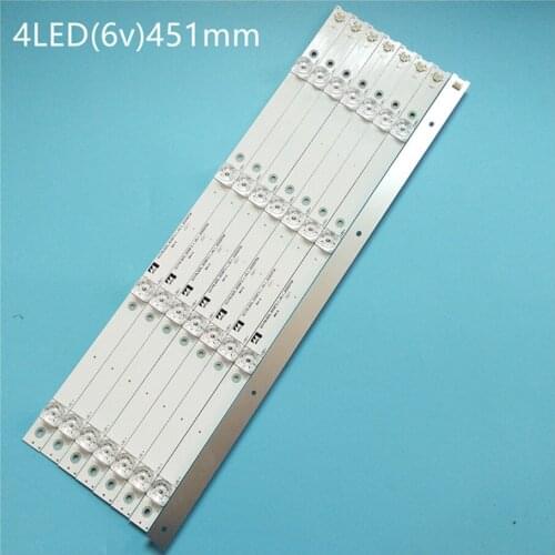 5 Lot=40PCS TCL 49P3 D49A620U B49A81S-UD led backlight for L49P1-UD L49P2-UD 4C-LB4904-HR07J 49HR330M04A2 V3 49P3F 49A950C