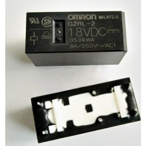 5pcs G2RL-2 18VDC Brand New & Original Relay, an 8-Pin 8A