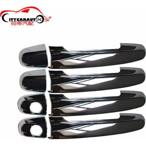 Citycarauto Chromium Styling handle cover side door hands cover fit for hilux vigo pickup car 2005-2011