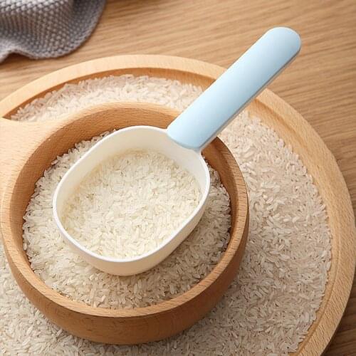 Scoop Rice Spoon Kitchen Home Rice Shovel Flour Spoon Coarse Grains With Clip Spoon Large Capacity Sealing Spoon Kitchen Tools