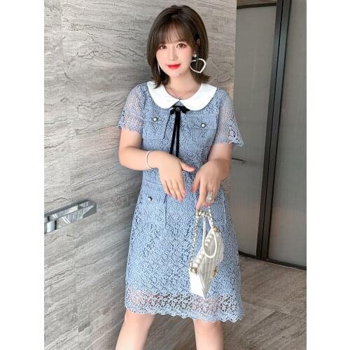 Little black dress with diamond bow knitted dress for women