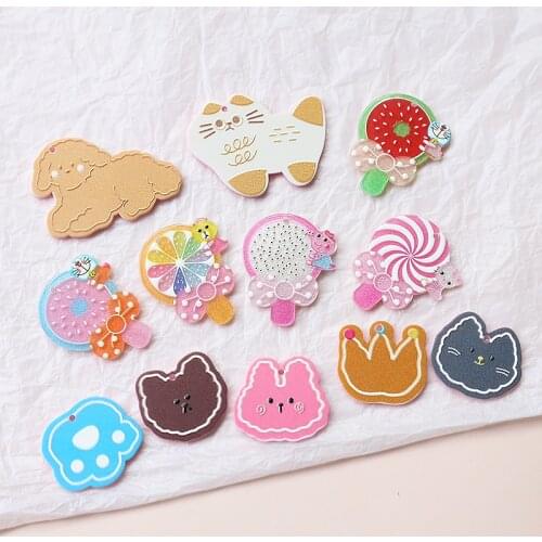 Cute cartoon animals/candy shape 50pcs/lot fashion acrylic charms diy jewelry earring/garment/key pendant accessory