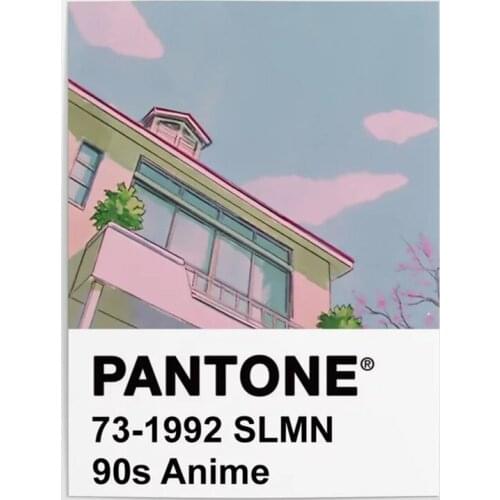 Modular Hd Prints Blue Sky Pictures Paintings Home Decoration Canvas Pantone 90s Anime Poster Wall Art For Living Room Bedroom