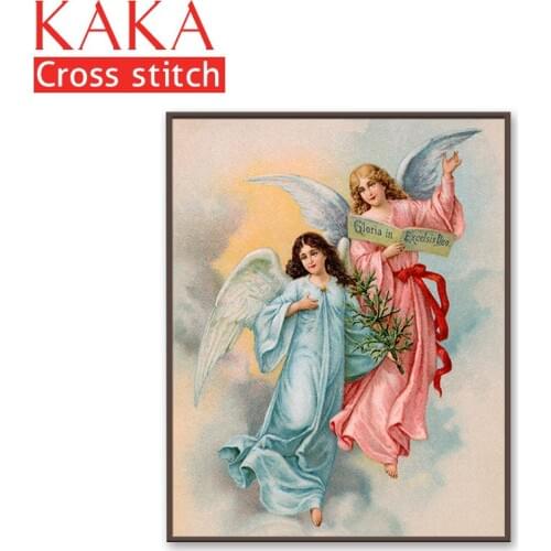Cross stitch kits,Embroidery needlework sets with printed pattern,11CT-canvas for Home Decor Painting,Portrait Full NCKP027