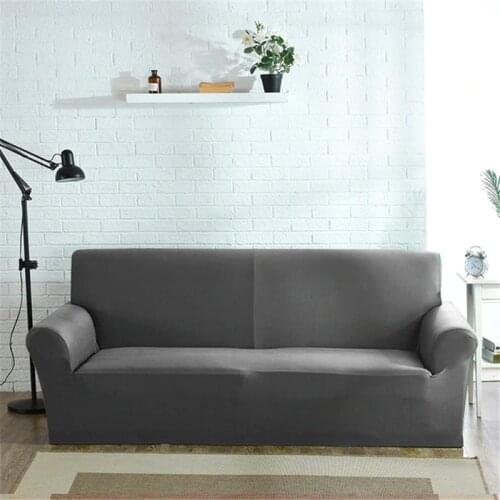 Plain Stretch Sofa Covers for Living Room Sofa Cover Corner L Shaped Couch Cover Furniture Covers